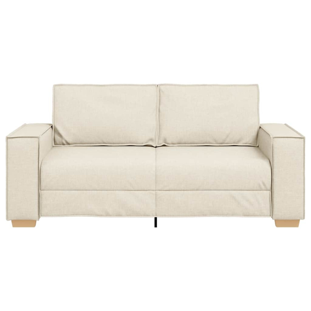 Produktbild för 2-sitssoffa linne 180x78x84 cm