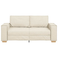 Produktbild för 2-sitssoffa linne 180x78x84 cm