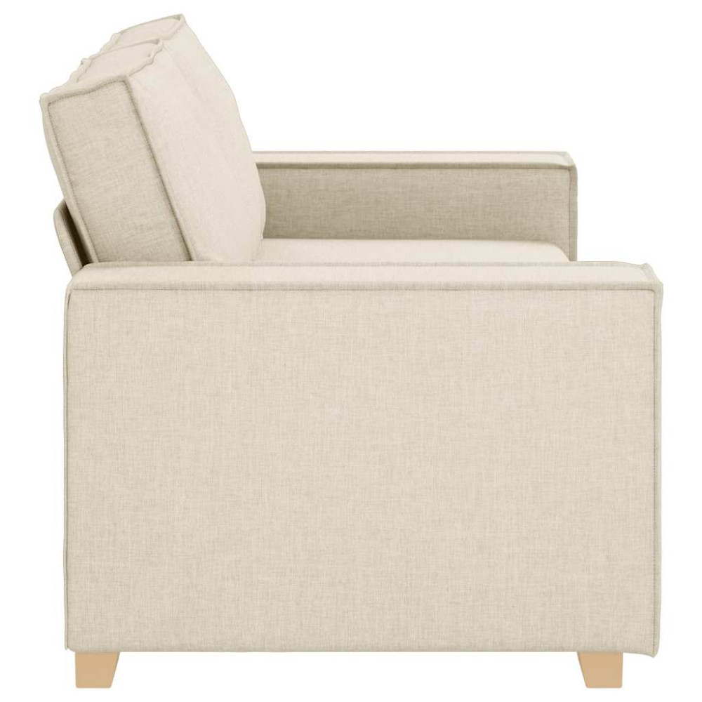 Produktbild för 2-sitssoffa linne 180x78x84 cm