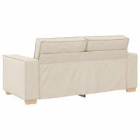 Produktbild för 2-sitssoffa linne 180x78x84 cm