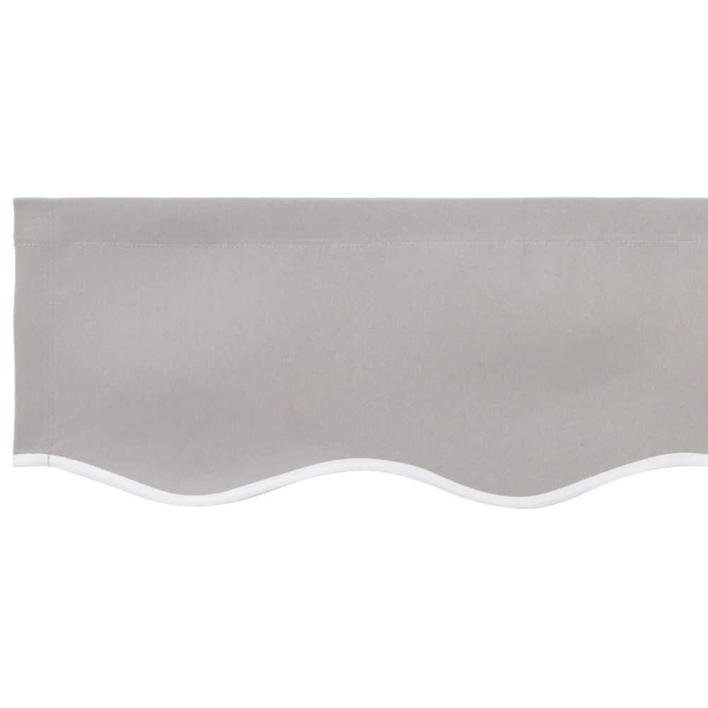 Produktbild för Markisväv Ljusgrå 6 x 3 m Polyester