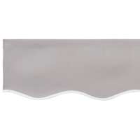 Produktbild för Markisväv Ljusgrå 6 x 3 m Polyester