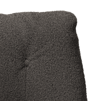 Produktbild för fåtölj Mörkgrå 69 x 74 x 93 cm Sherpa tyg