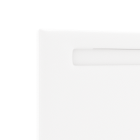 Produktbild för LED huvuddyna Vit 160 cm Konstläder