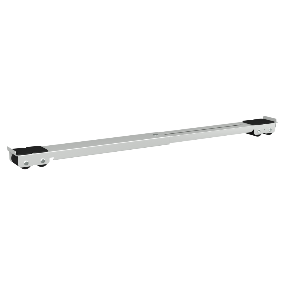 Produktbild för Tvättmaskinsockel 2 pcs Silver 72 x 5 x 4,5 cm Rostfritt stål