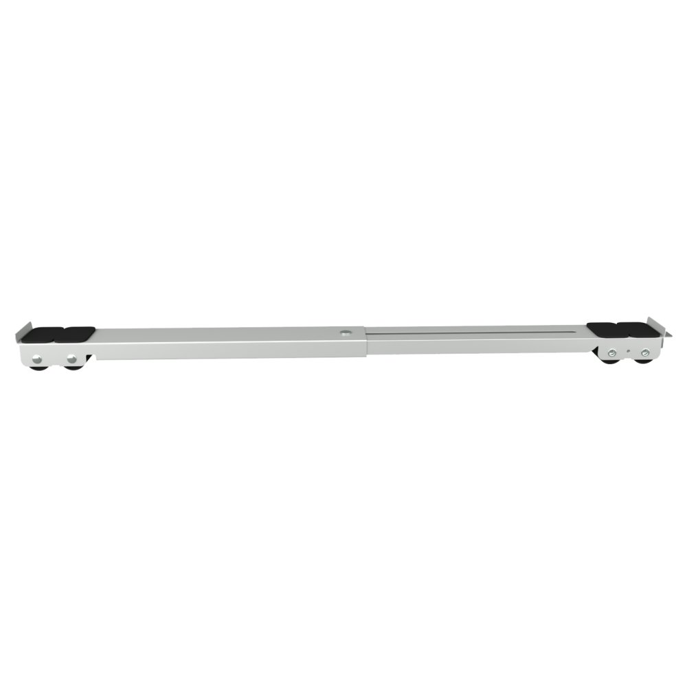 Produktbild för Tvättmaskinsockel 2 pcs Silver 72 x 5 x 4,5 cm Rostfritt stål