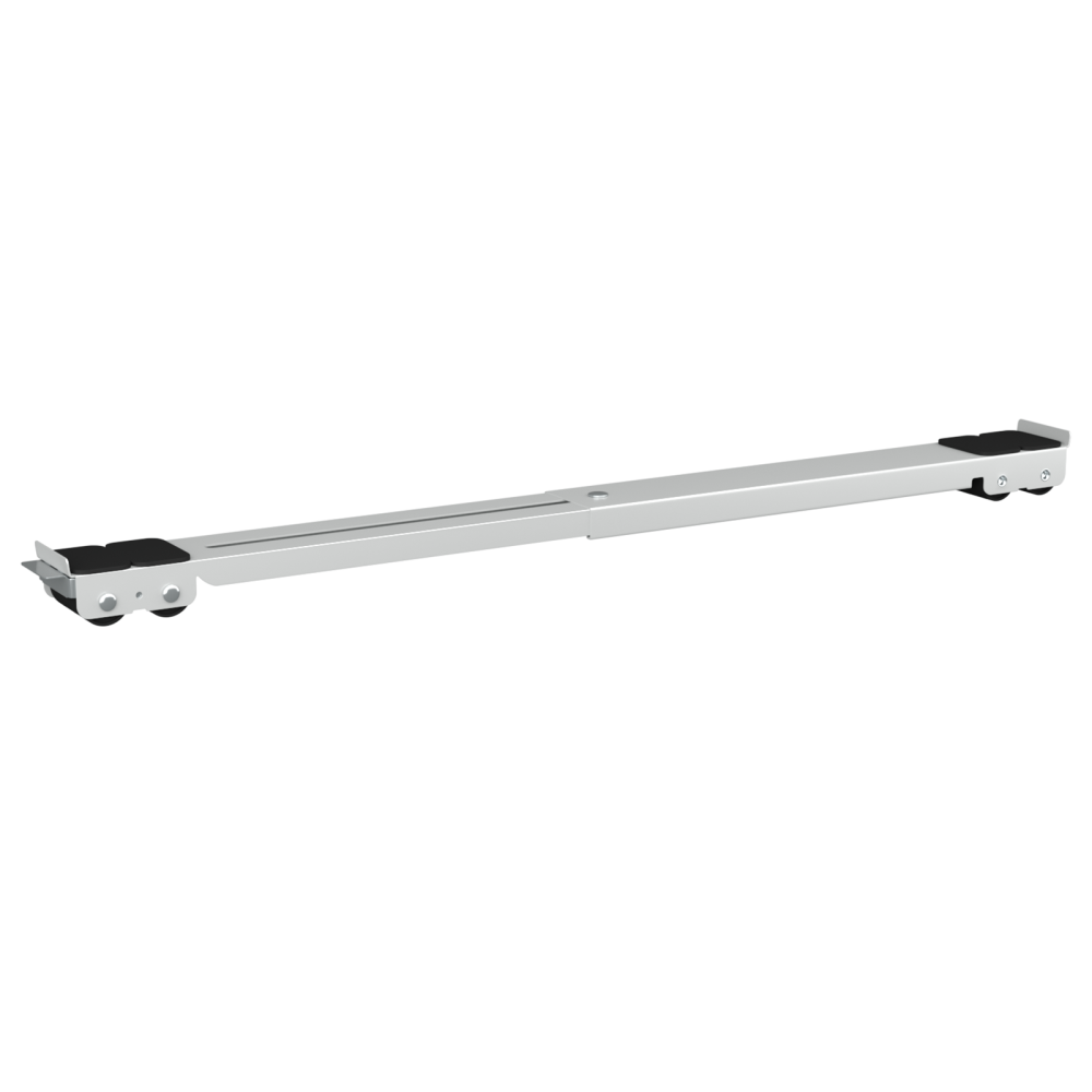 Produktbild för Tvättmaskinsockel 2 pcs Silver 72 x 5 x 4,5 cm Rostfritt stål