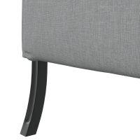Produktbild för Hög Ryggsoffa 101cm Ljusgrå tyg