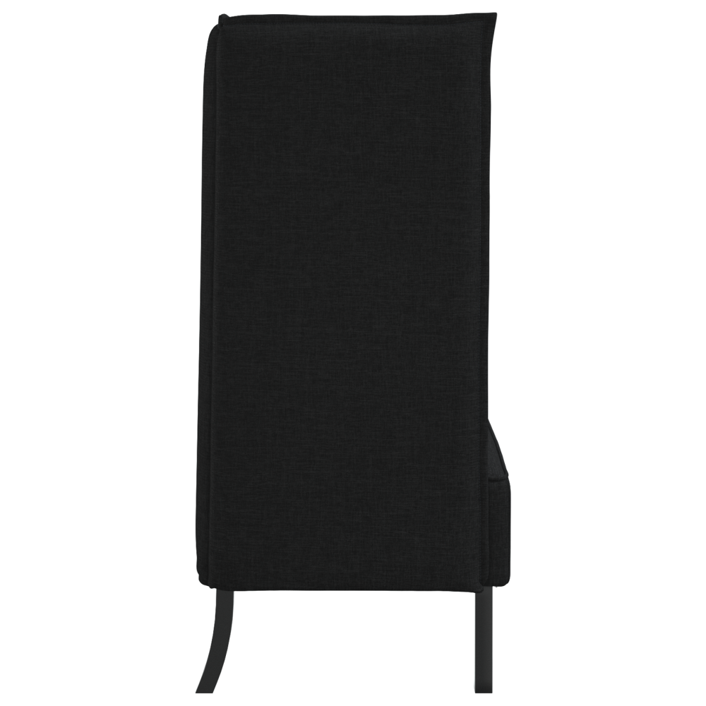 Produktbild för Hög Ryggsoffa 101cm Svart tyg