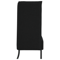 Produktbild för Hög Ryggsoffa 101cm Svart tyg