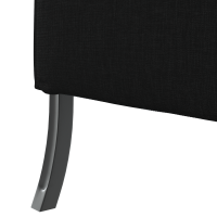 Produktbild för Hög Ryggsoffa 101cm Svart tyg