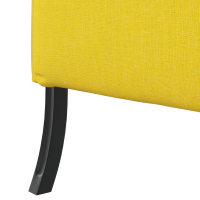 Produktbild för Hög Ryggsoffa 101cm Ljusgul tyg