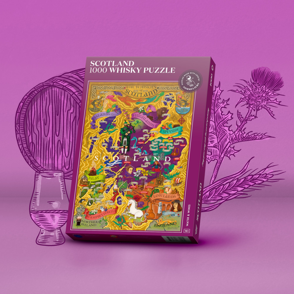 Produktbild för Whiskypussel - Skottland