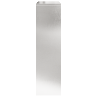 Produktbild för Paketbox med lagring Silver 44 x 22 x 82 cm Rostfritt stål