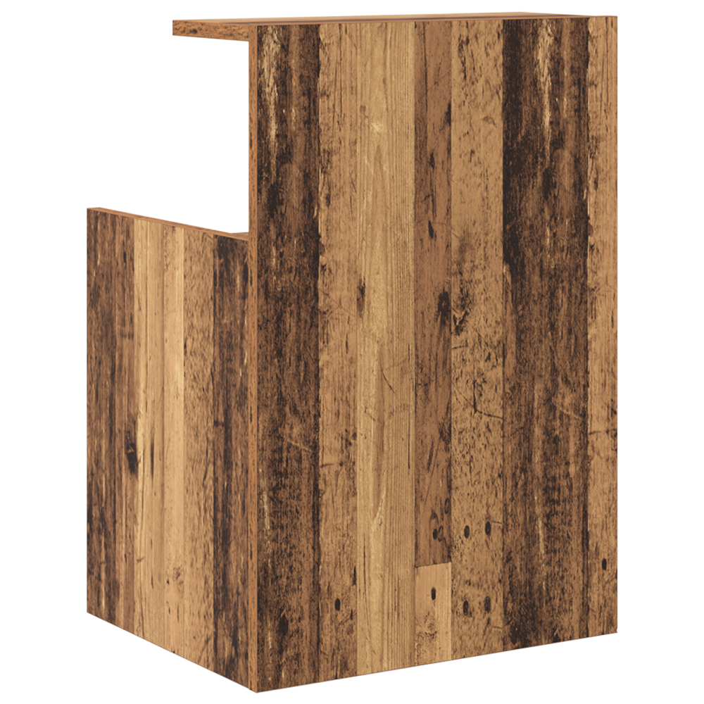 Produktbild för Nattduksbord 2 pcs Gammalt trä 40 x 35 x 60 cm Konstruerat trä