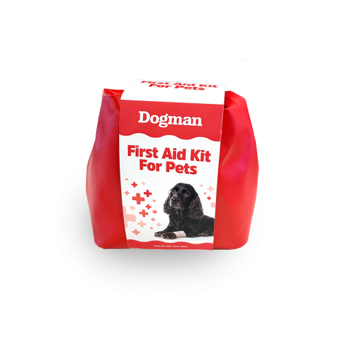 DOGMAN Första Hjälpen Kit till Hund Röd
