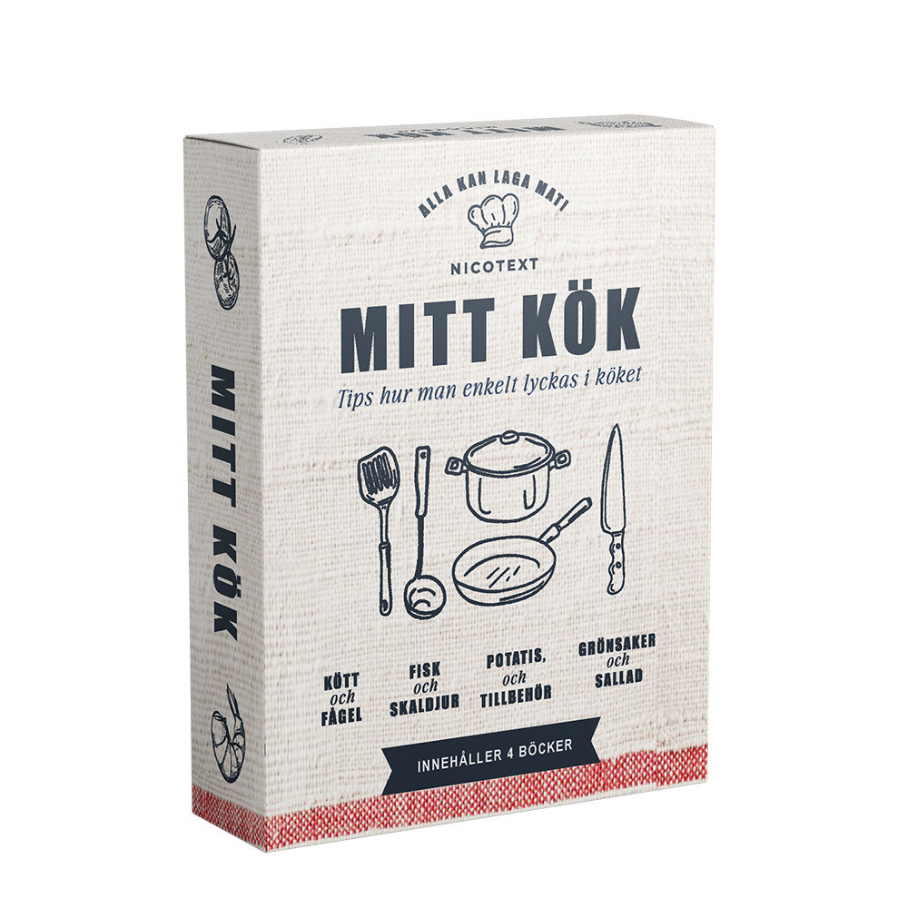 Produktbild för MITT KÖK : Kött och fågel, Fisk och skaldjur, Potatis och tillbehör, Grönsa (bok)
