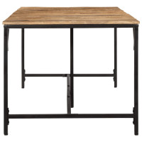 Produktbild för Matbord 220x90x75 cm massivt trä grov mango