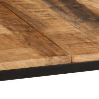 Produktbild för Matbord 220x90x75 cm massivt trä grov mango