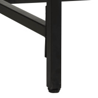 Produktbild för Matbord 220x90x75 cm massivt trä grov mango