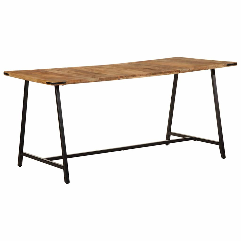 Produktbild för Matbord 160x80x75 cm massivt mangoträ