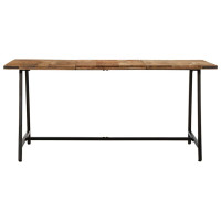 Produktbild för Matbord 160x80x75 cm massivt mangoträ