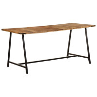 Produktbild för Matbord 160x80x75 cm massivt mangoträ
