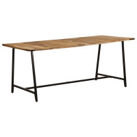 Produktbild för Matbord 180x90x75 cm massivt mangoträ