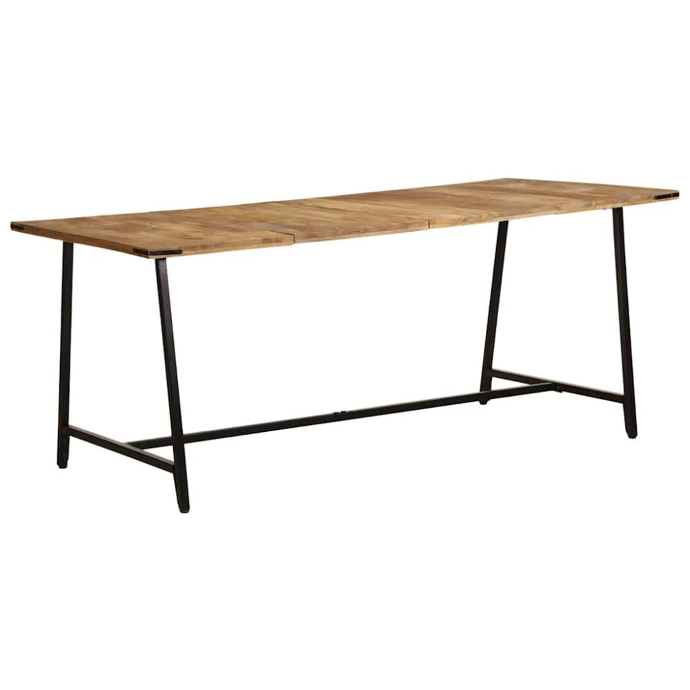 Produktbild för Matbord 180x90x75 cm massivt mangoträ