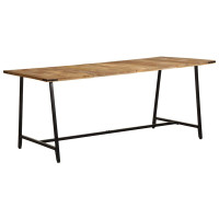 Produktbild för Matbord 180x90x75 cm massivt mangoträ