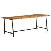 Produktbild för Matbord 200x100x75 cm massivt mangoträd