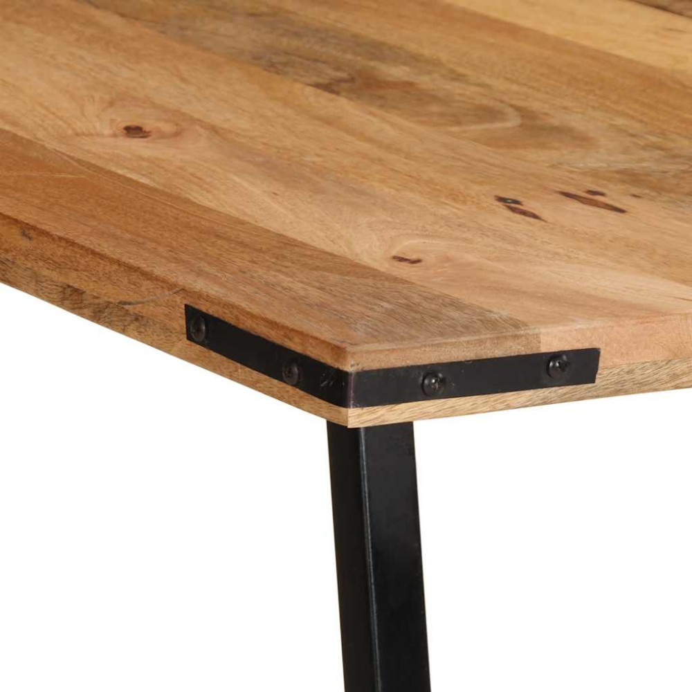 Produktbild för Matbord 200x100x75 cm massivt mangoträd