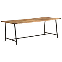 Produktbild för Matbord 200x100x75 cm massivt mangoträd