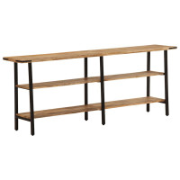 Produktbild för Avlastningsbord 180x35x70 cm mango i massivt trä