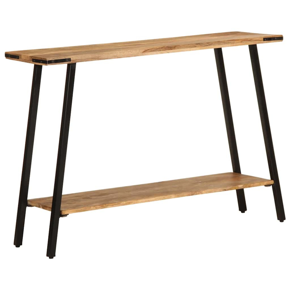 Produktbild för Konsolbord 110x30x75 cm massivt mangoträ