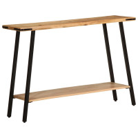 Produktbild för Konsolbord 110x30x75 cm massivt mangoträ