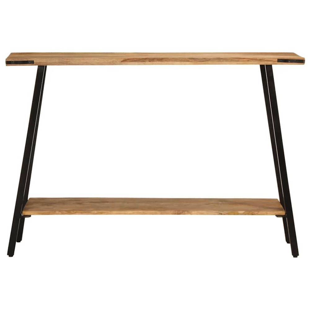 Produktbild för Konsolbord 110x30x75 cm massivt mangoträ