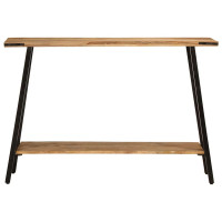 Produktbild för Konsolbord 110x30x75 cm massivt mangoträ