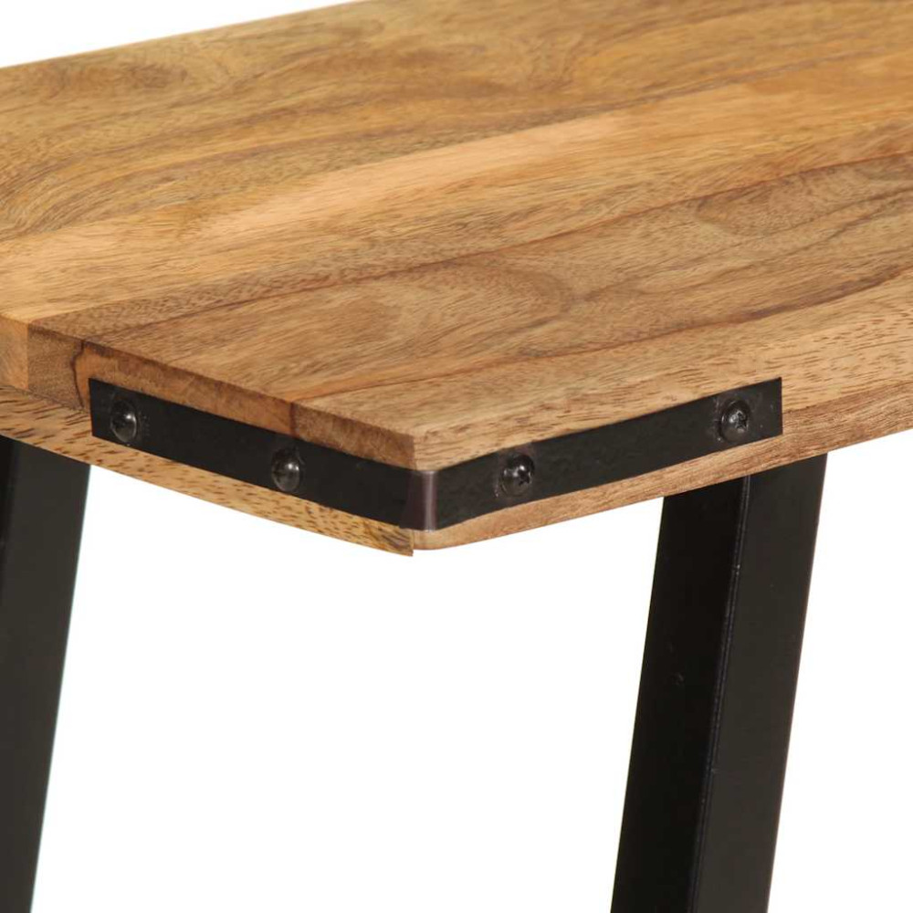 Produktbild för Konsolbord 110x30x75 cm massivt mangoträ