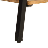 Produktbild för Konsolbord 110x30x75 cm massivt mangoträ