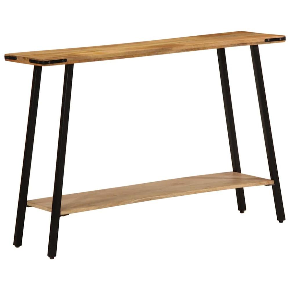 Produktbild för Konsolbord 110x30x75 cm massivt mangoträ