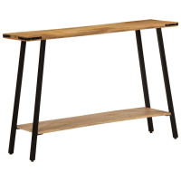 Produktbild för Konsolbord 110x30x75 cm massivt mangoträ