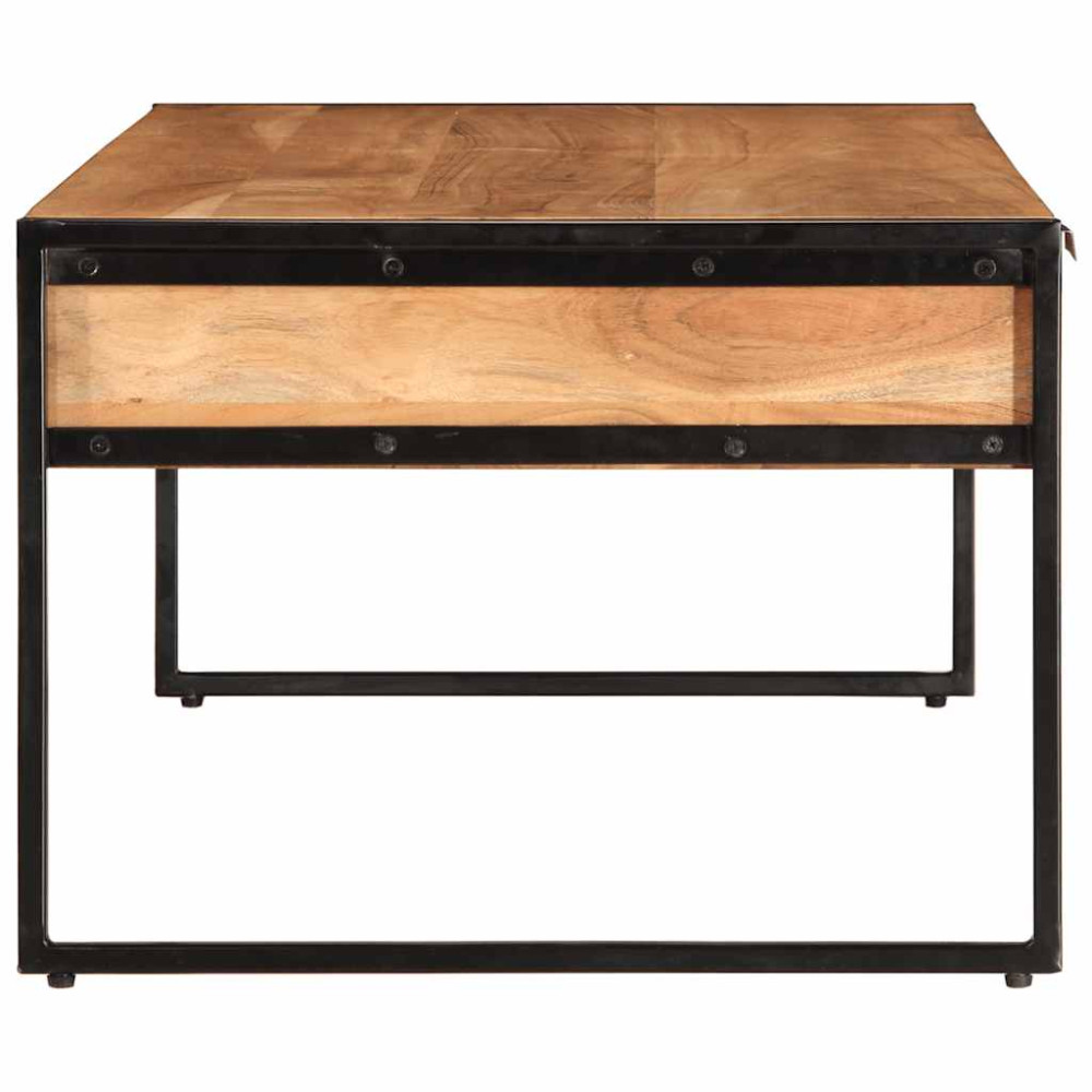 Produktbild för Soffbord 110x55x40 cm massivt akaciaträ