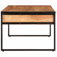 Produktbild för Soffbord 110x55x40 cm massivt akaciaträ