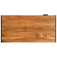 Produktbild för Soffbord 110x55x40 cm massivt akaciaträ