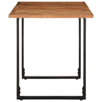 Produktbild för Matbord 140x70x75 cm massivt trä akacia