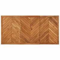 Produktbild för Matbord 140x70x75 cm massivt trä akacia