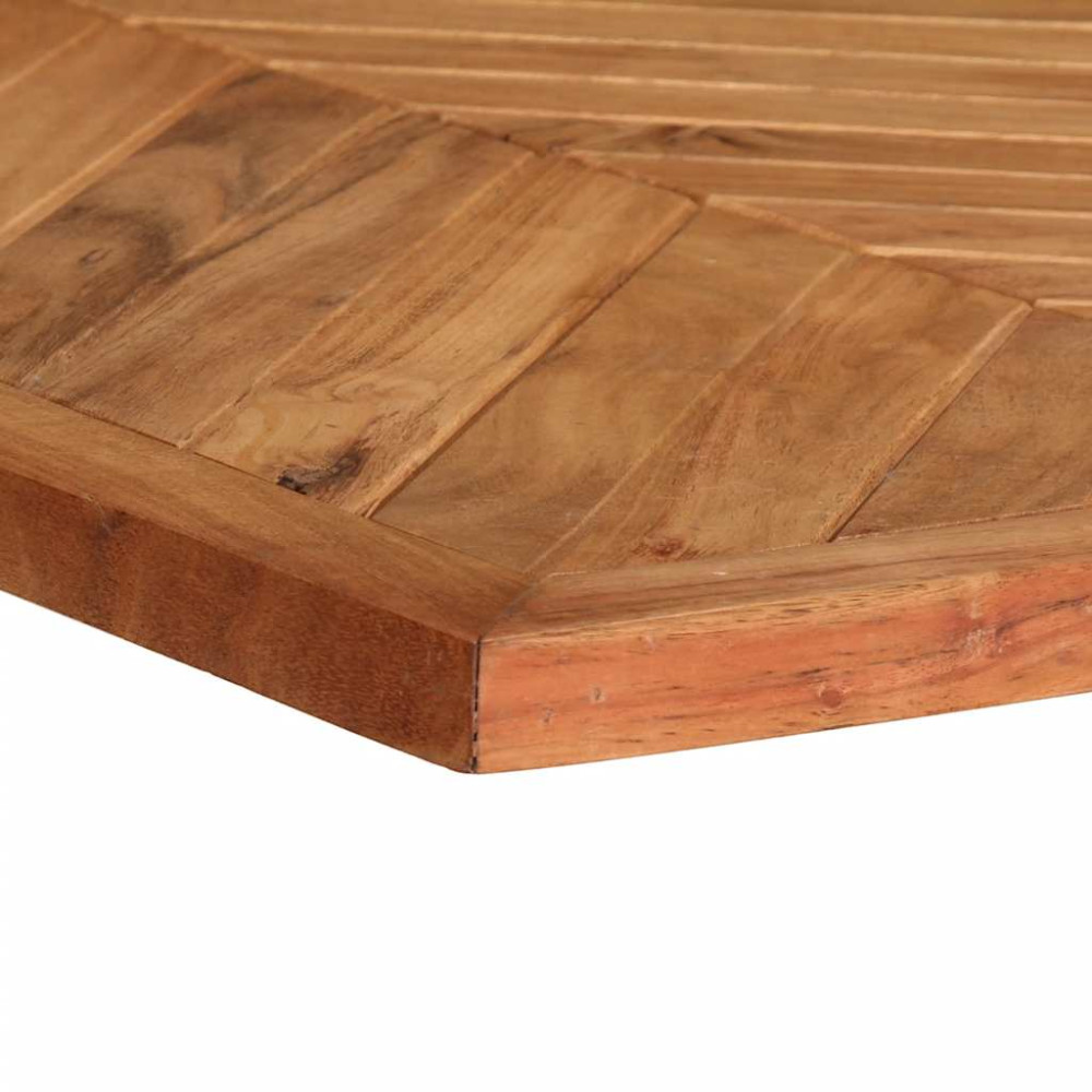 Produktbild för Matbord 140x70x75 cm massivt trä akacia