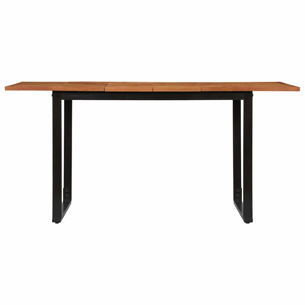 Produktbild för Matbord 160x80x75 cm massivt trä akacia