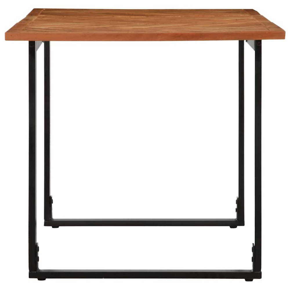 Produktbild för Matbord 160x80x75 cm massivt trä akacia